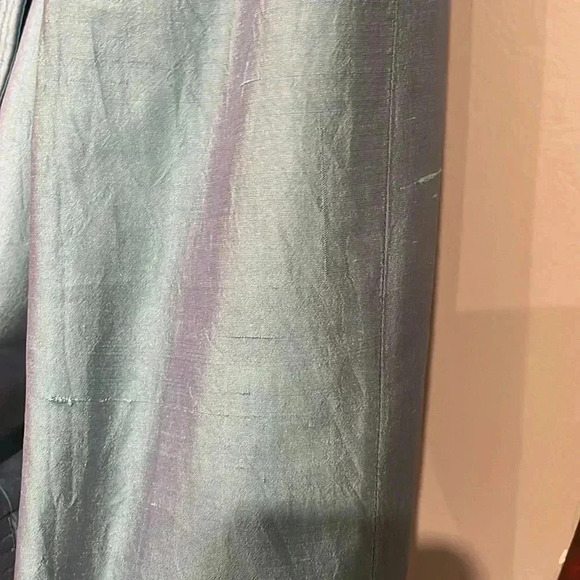 Vintage Frascara Blue 100% Silk Jacket - Picture 4 of 9